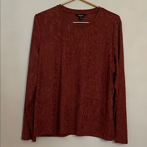 Simply Vera Vera Wang Brown Knit Top